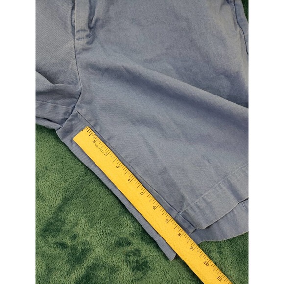 Tehama Mens Blue Bermuda Shorts Size 32 Casual 100% Cotton Khaki Chino - Picture 9 of 12